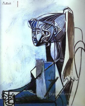klimt portrait Painting - Portrait of Sylvette 1954 Pablo Picasso
